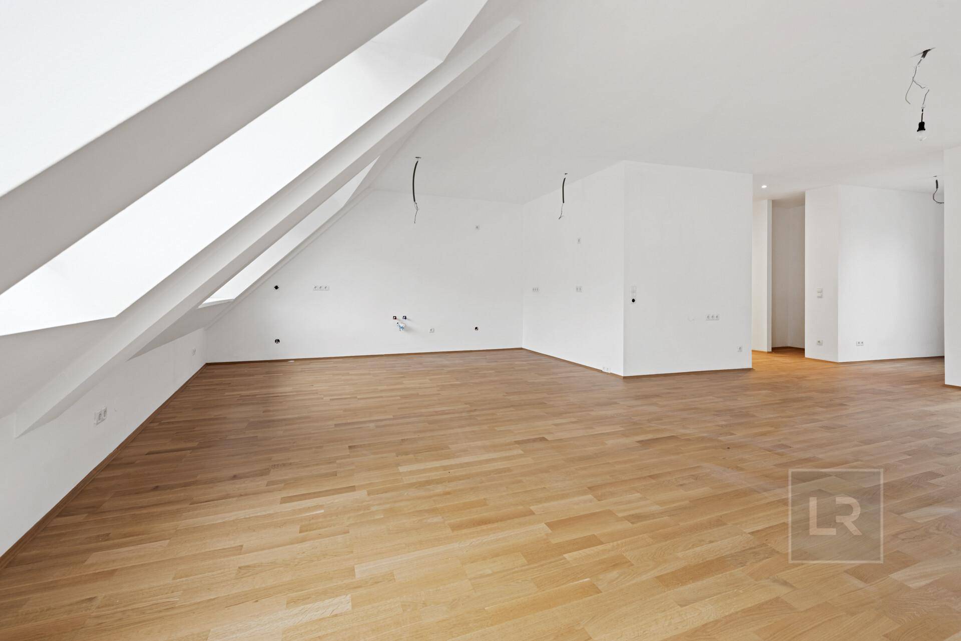 BESTE LAGE MAUER: Dachgeschosswohnung mit traumhaftem Dachgarten 77 m² plus Terrasse auf Wohnebene - Ansicht 3