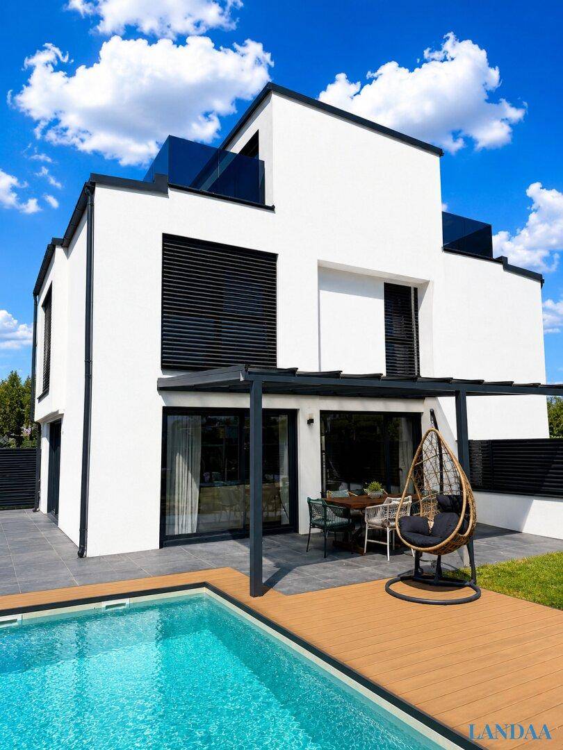 ++NEU++ Exklusive Designvilla mit Pool - Garten, Dachterrassen und luxuriöser Ausstattung in Leopoldsdorf - Ansicht 2