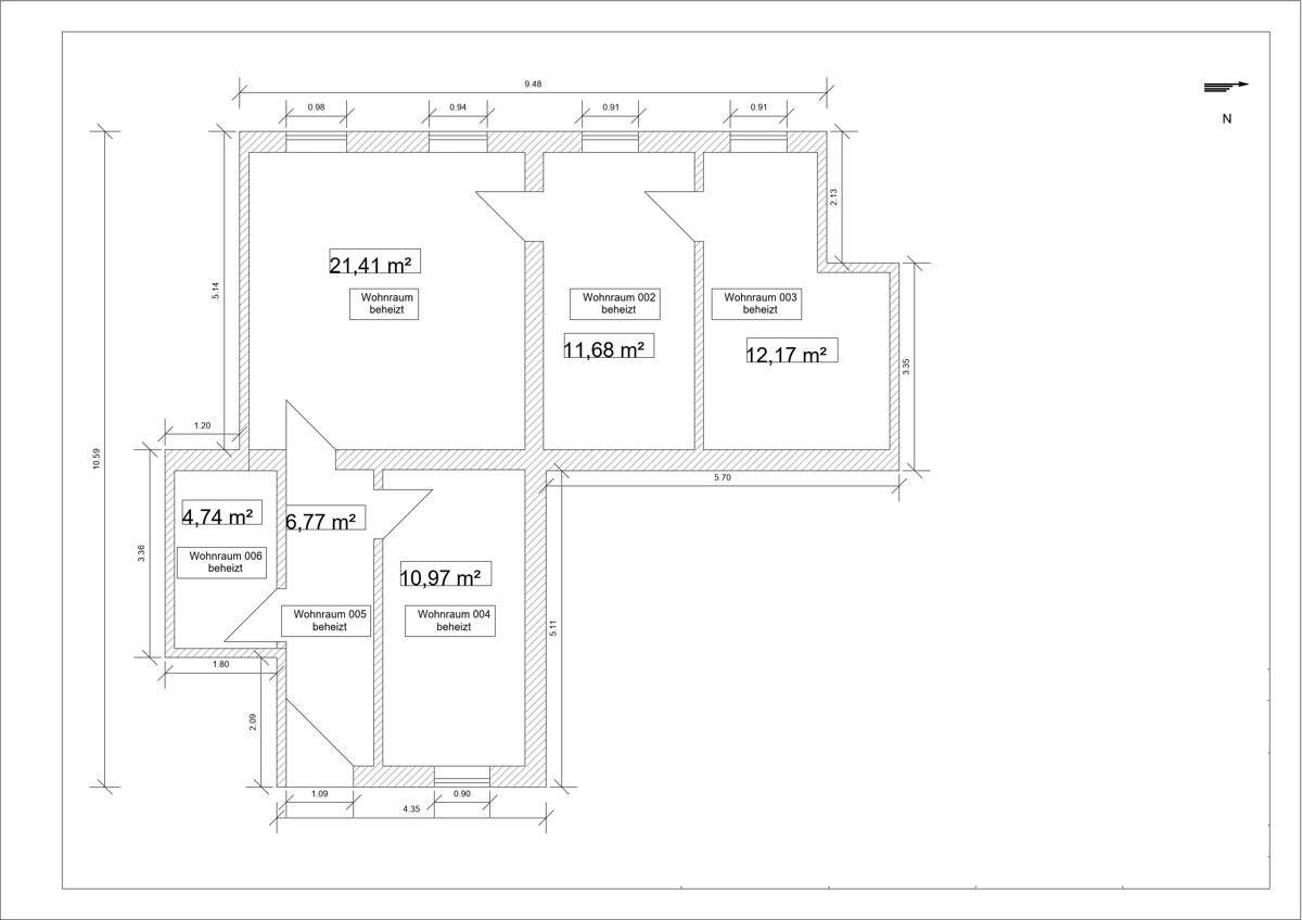 Grundriss Wohnung