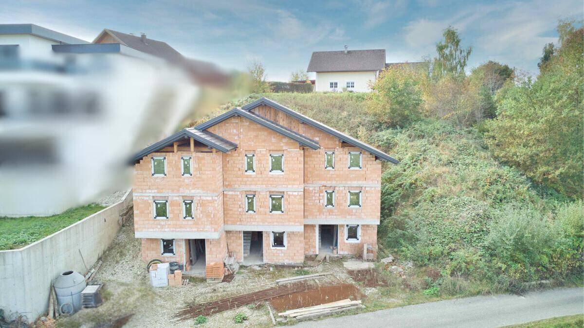 Reihenhaus-Projekt in Pischelsdorf bei Mattighofen!! Rohbau bereits fertig! - Widok 2