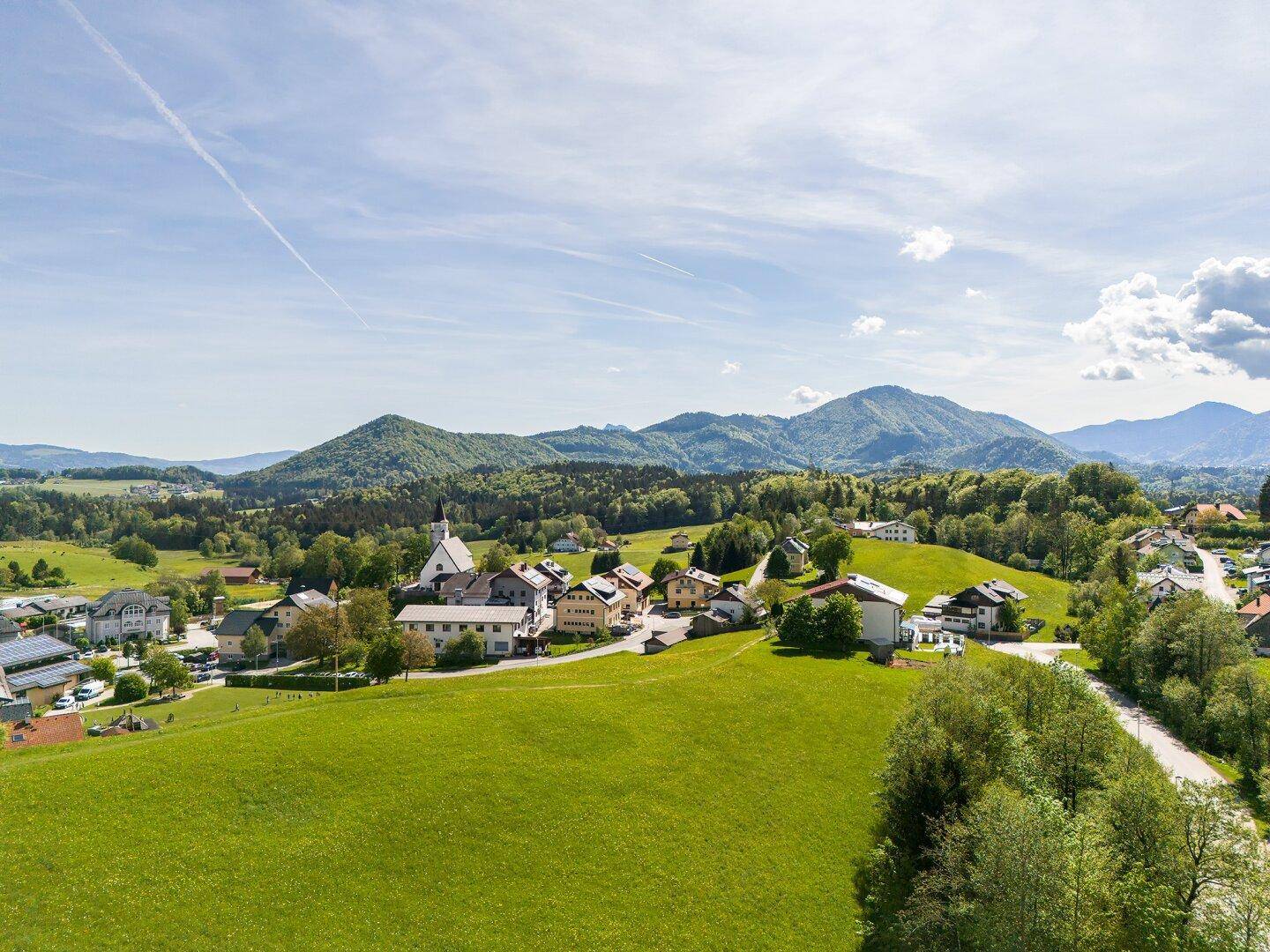 Blick Richtung Osten - Luftbildaufnahme