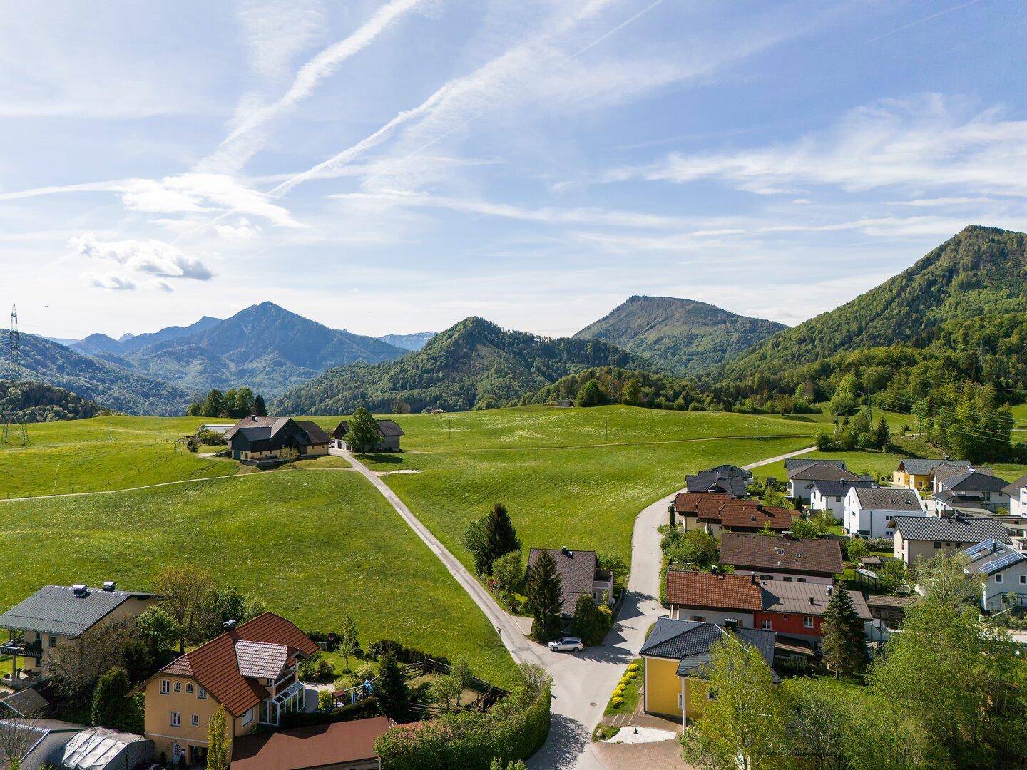 Blick Richtung Süden - Luftbildaufnahme