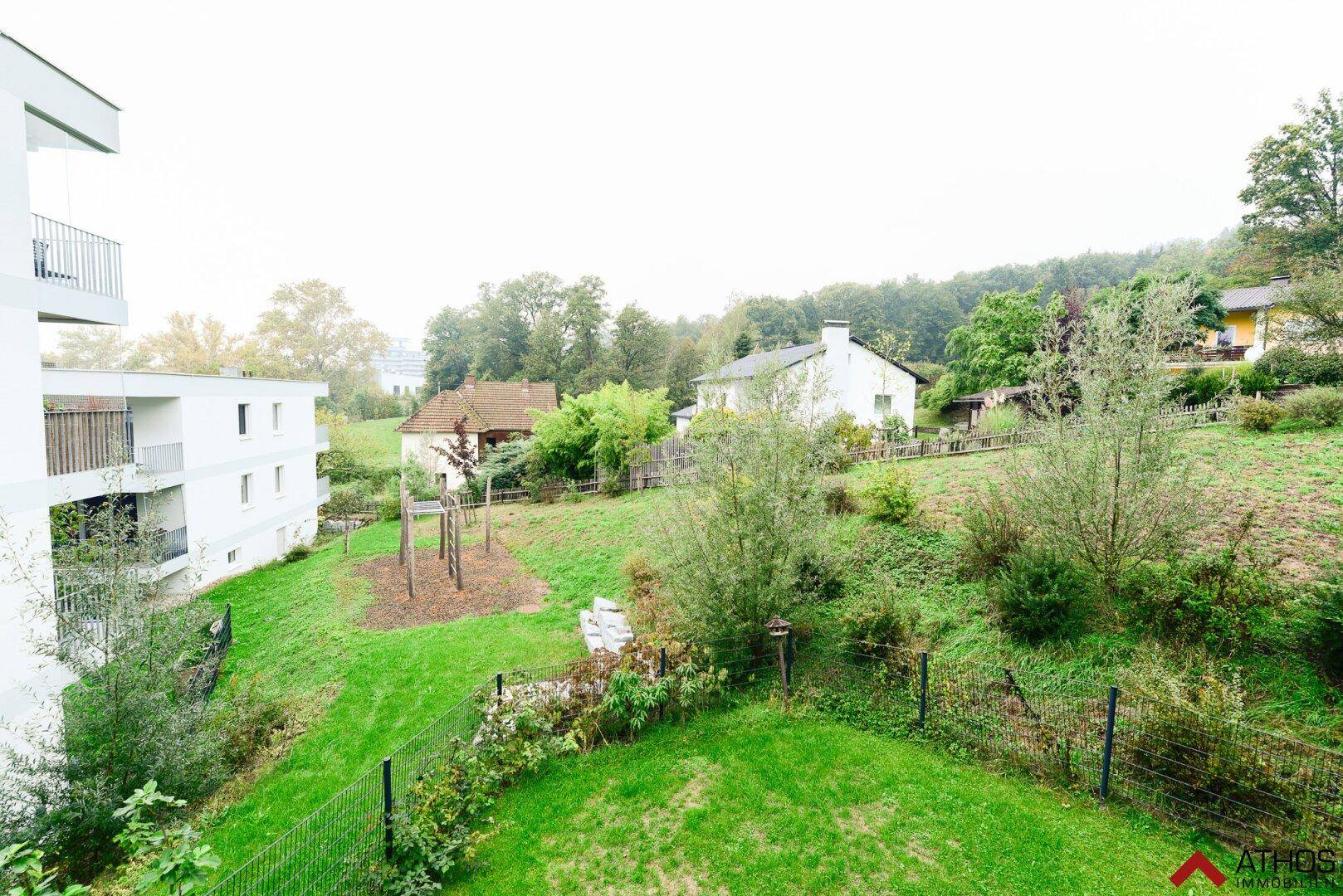 Aussicht vom Balkon