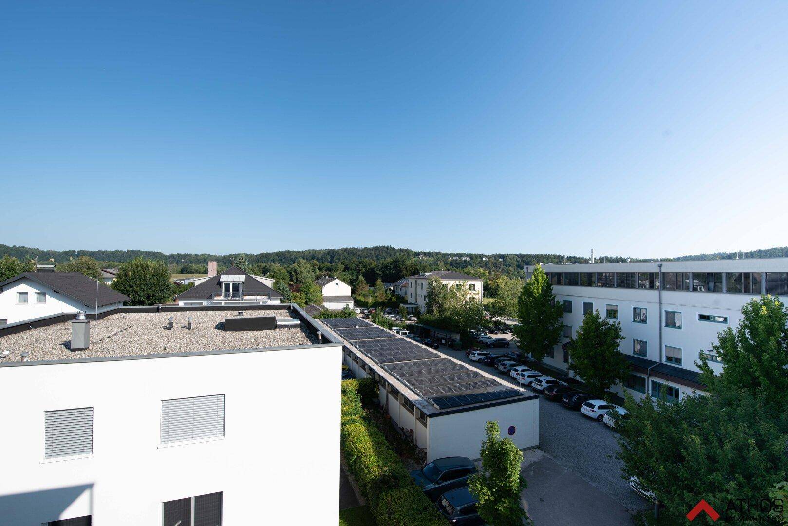 Ausblick vom Balkon