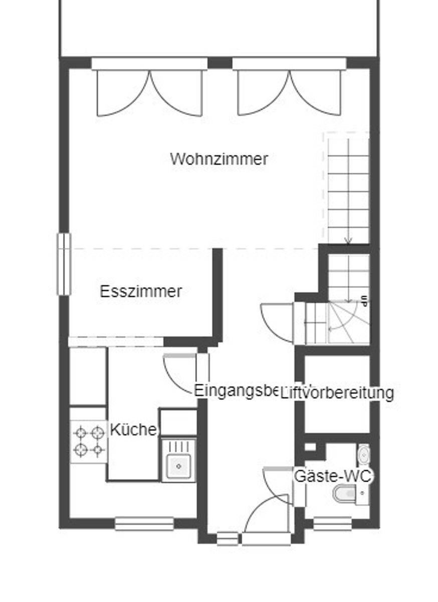 Grundriss Skizze EG