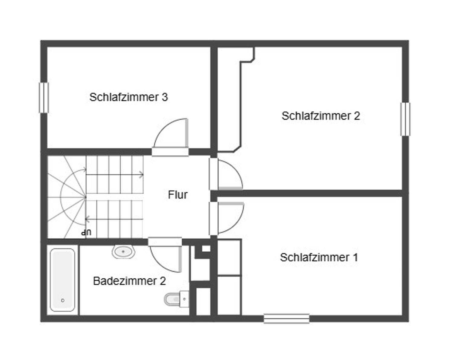 Grundriss Skizze OG