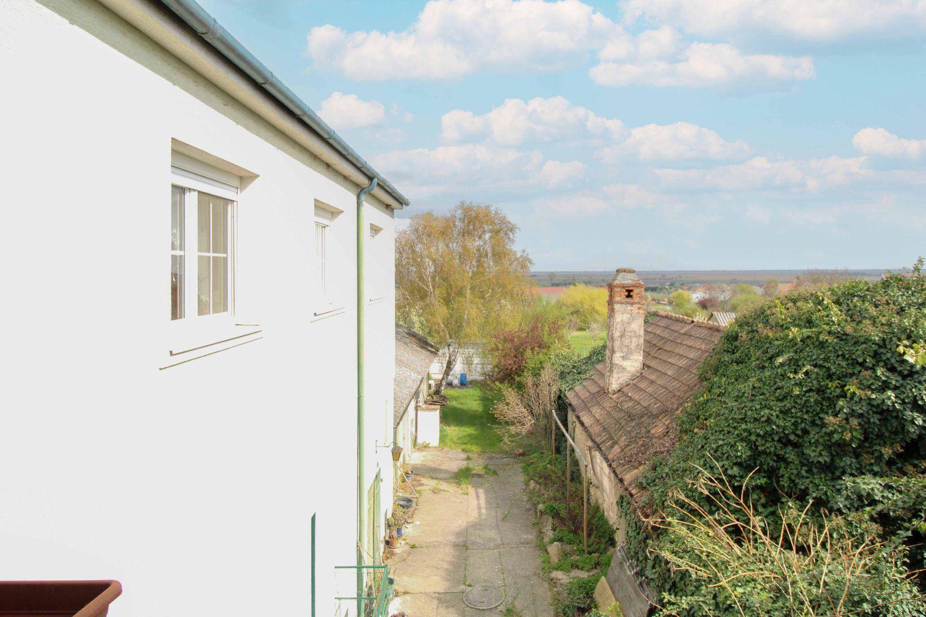 Blick vom Balkon