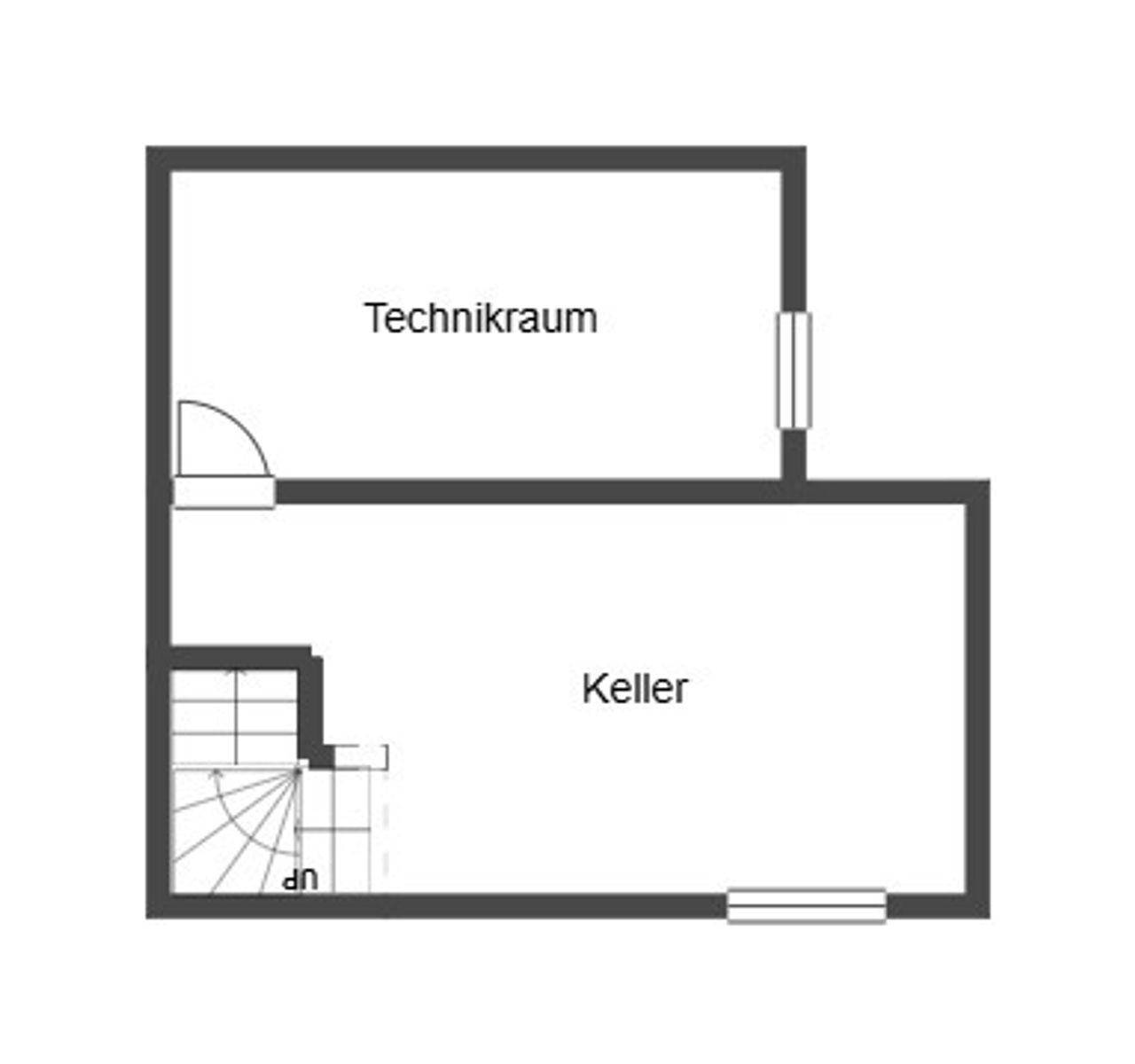 Grundriss Skizze 1. UG