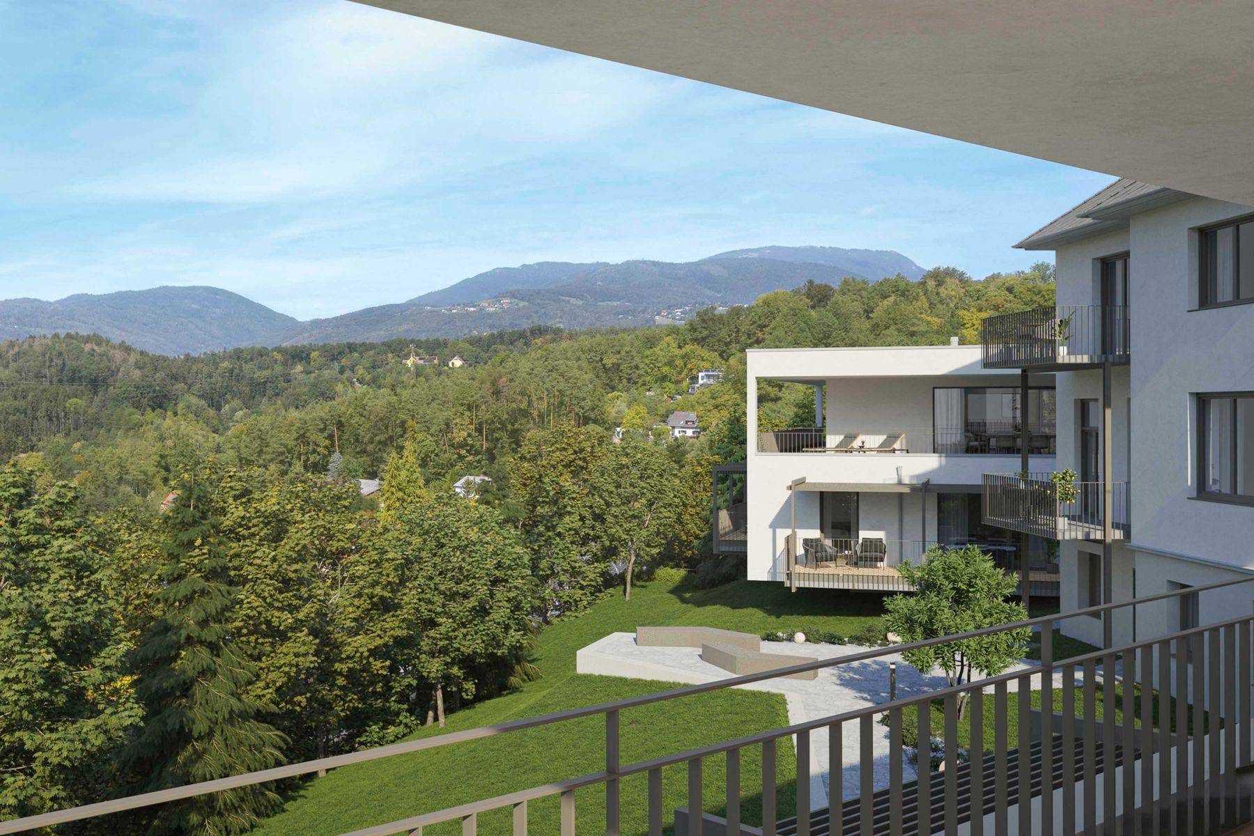 Blick zum Haus seitlich