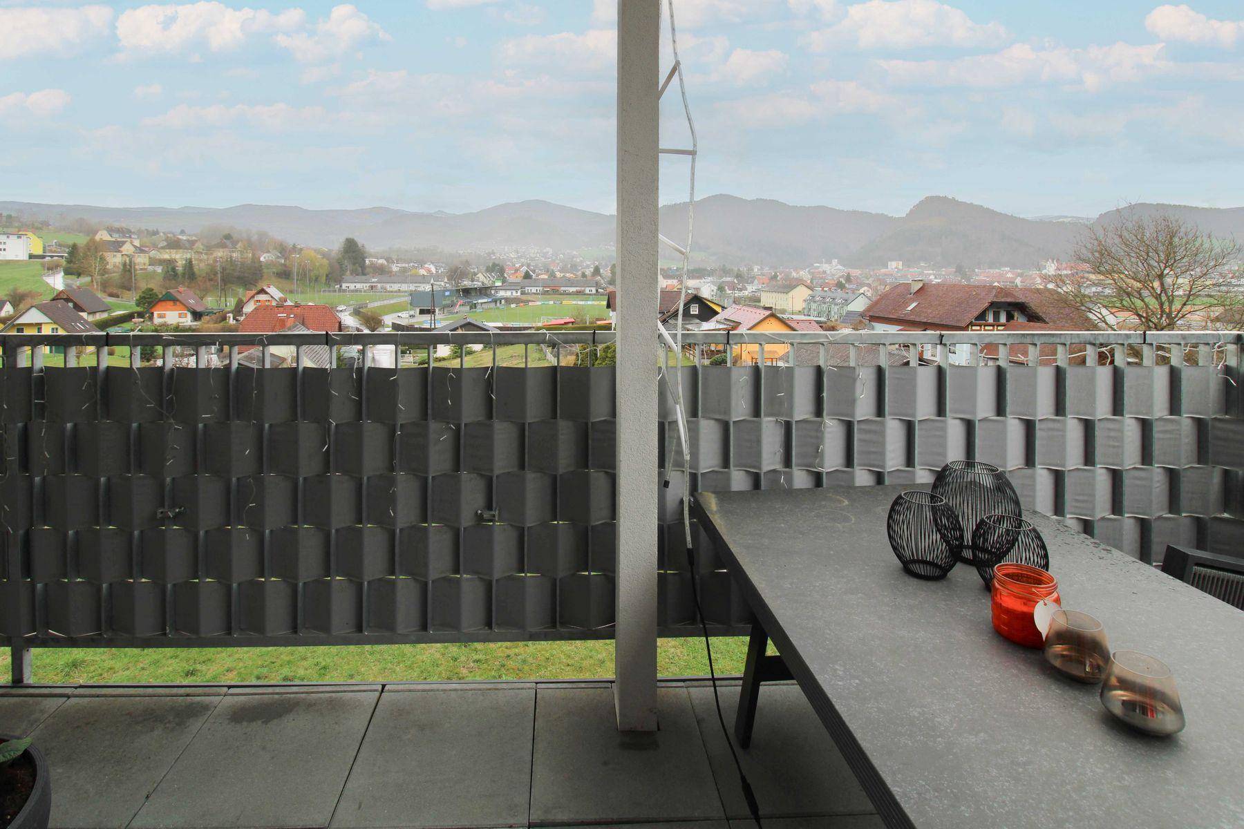 Balkon mit Aussicht
