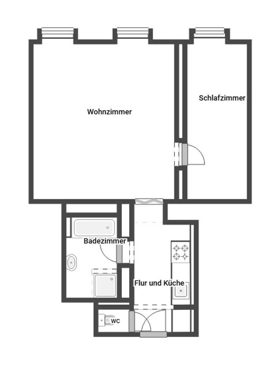 Grundriss Skizze