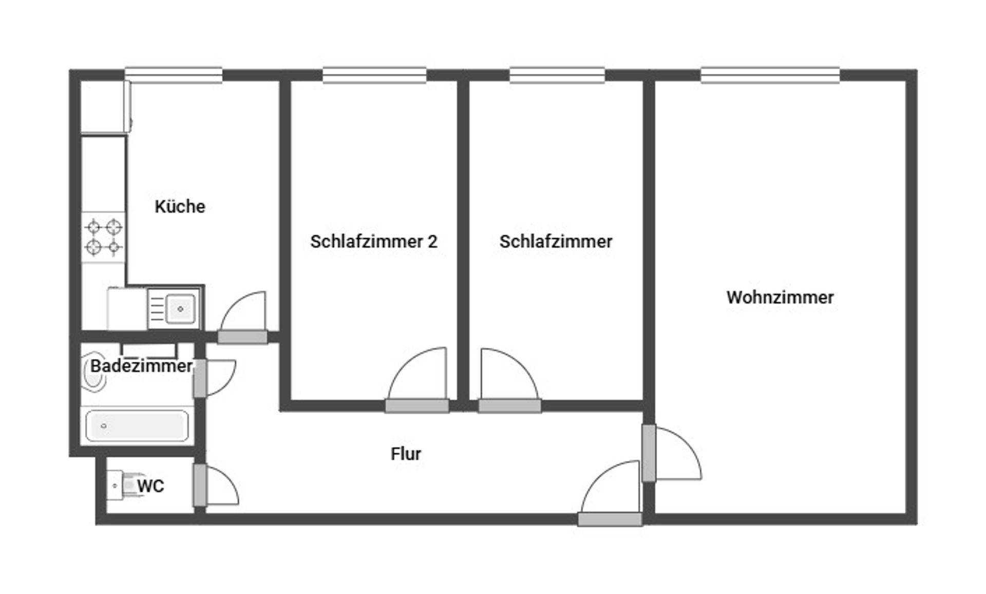 Grundriss Skizze EG