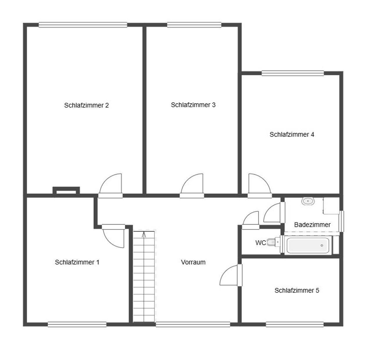 Grundriss Skizze OG