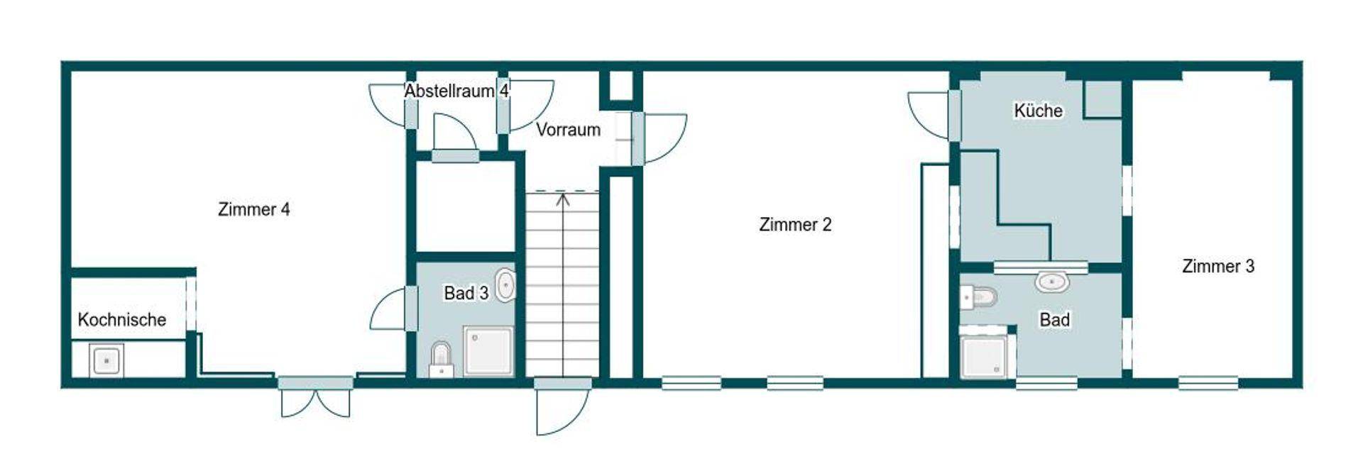 Grundriss Skizze 1.OG