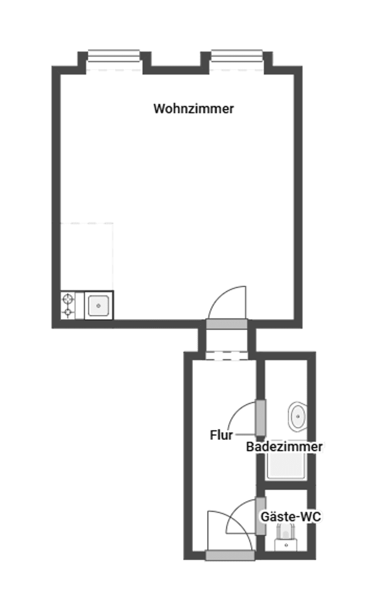 Herzige Wohnung am Brigittaplatz - Ansicht 5