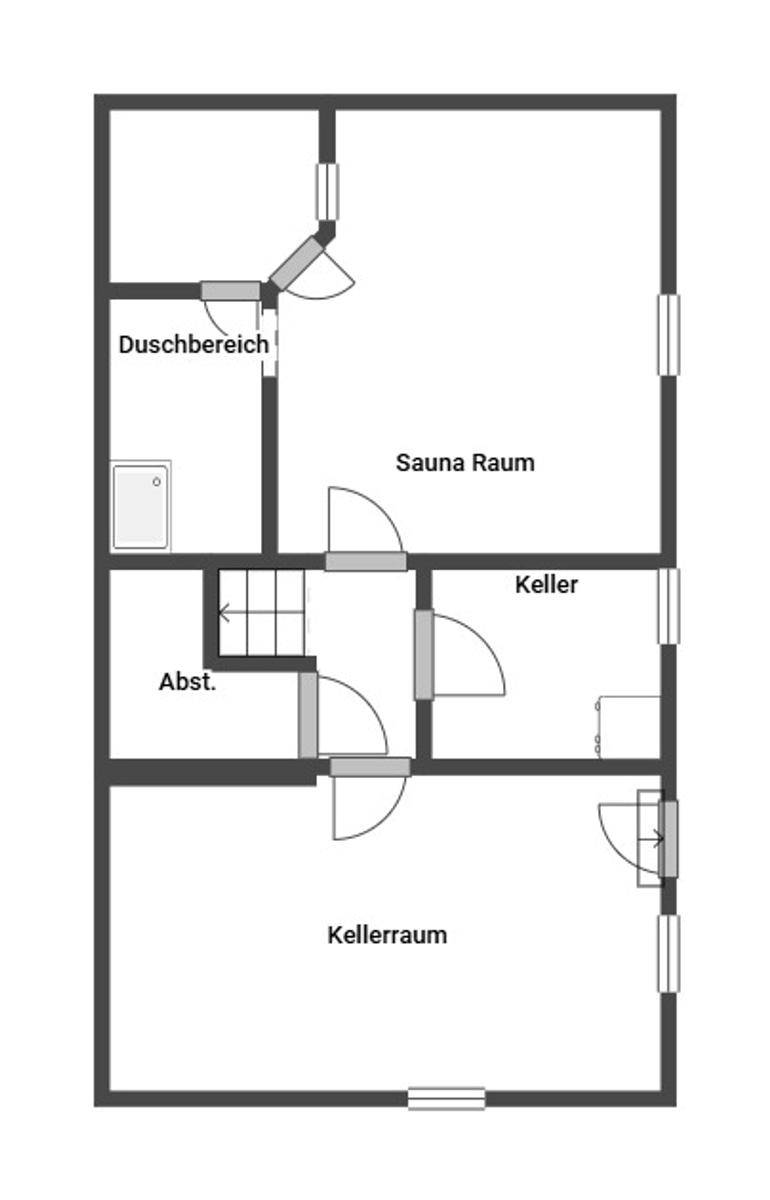 Grundriss Skizze UG