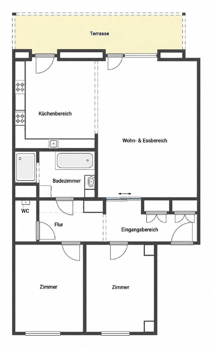 Grundriss Skizze
