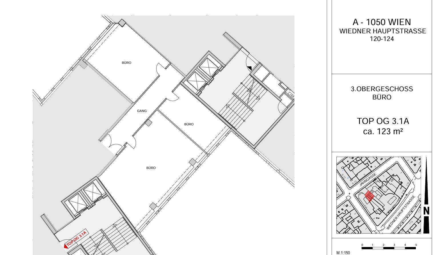 Plan Wiedner Hauptstrasse 3.1a