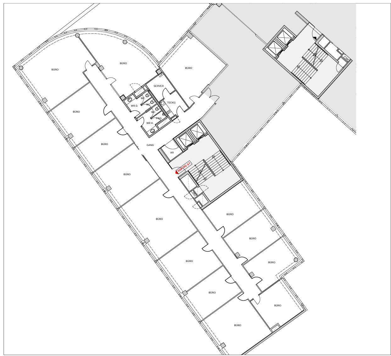 Plan Wiedner Hauptstrasse 120 Top 3.1 583 m²