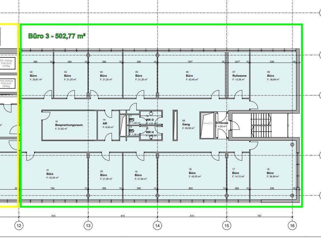 2nd Central 4.OG ca. 503 m²