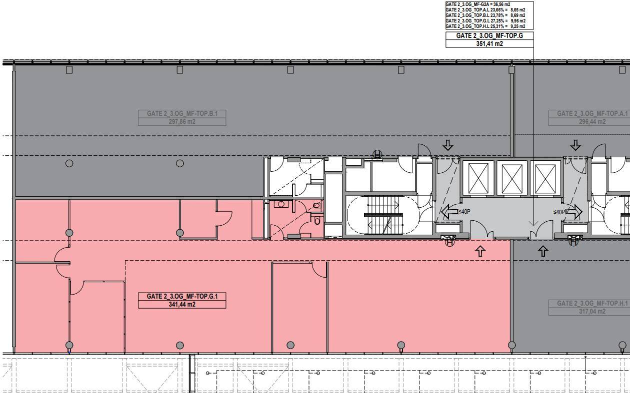 RIVERGATE G2 3.OG ca. 356 m²