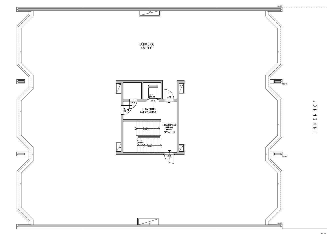 1050 Wien, Emil-Kralik-Gasse 5 3. Stock ca. 438 m² ohne Wände