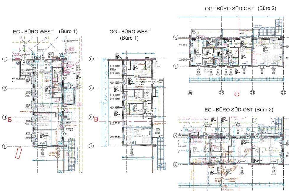 Grundriss Büro