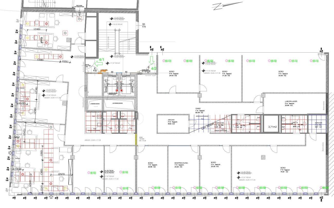 Euro Plaza 10 Wagenseilgasse 14 4.OG Plan