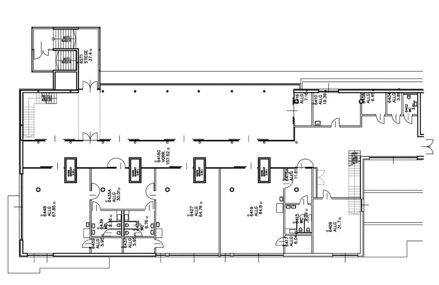 1030 Wien Erdberger Lände BT C S 6. OG ca. 632 m²