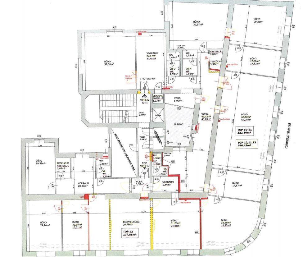 1090 Wien, Währinger Straße 12 Plan DG