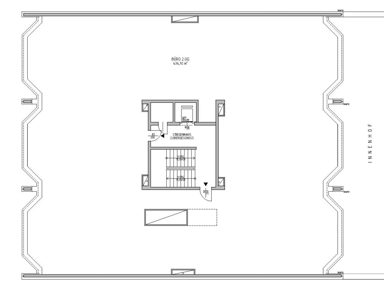 1050 Wien, Emil-Kralik-Gasse 5 2. Stock ca. 434 m² ohne Wände