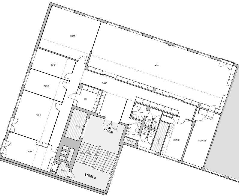 1010 Wien, Opernring 1 Plan 5.OG Top 511-526 ca. 387m2