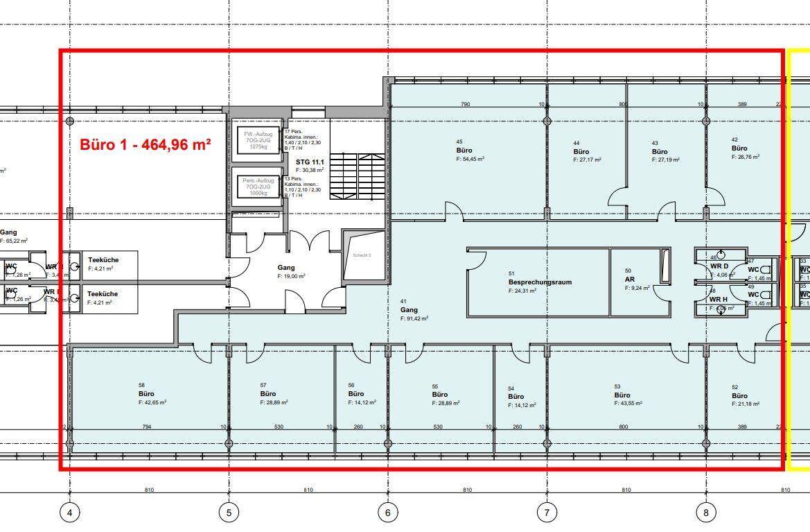2nd Central 4.OG ca. 464 m²
