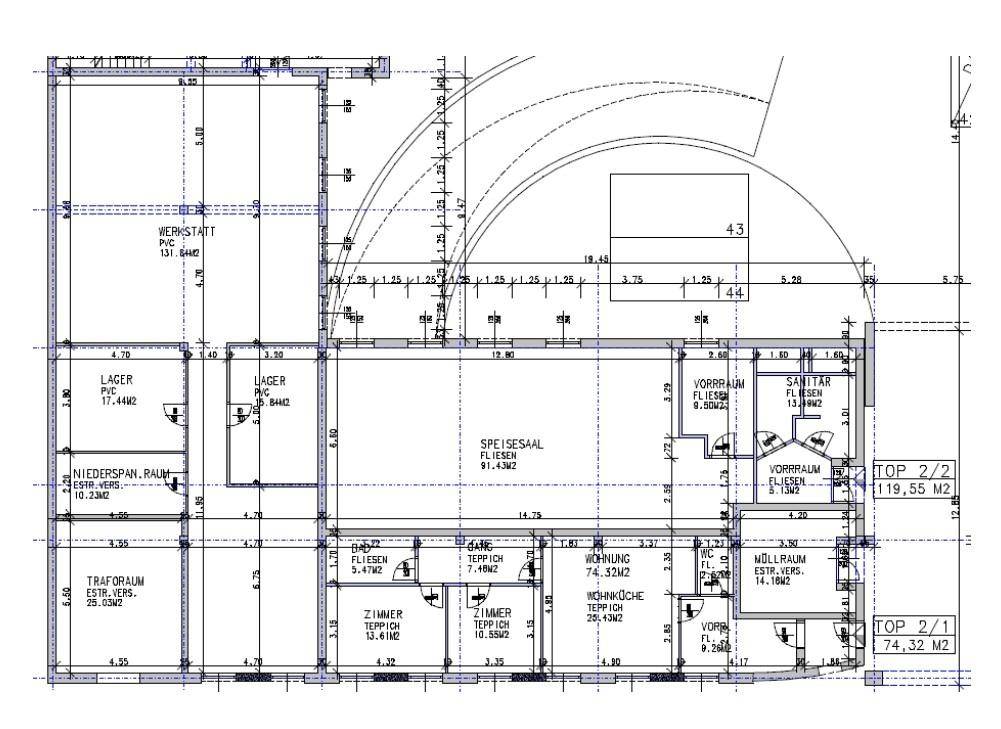 1160 Wien, Seeböckgasse 59 Plan Top 2.2 und 2.3 ca. 120 m² & ca. 165 m²