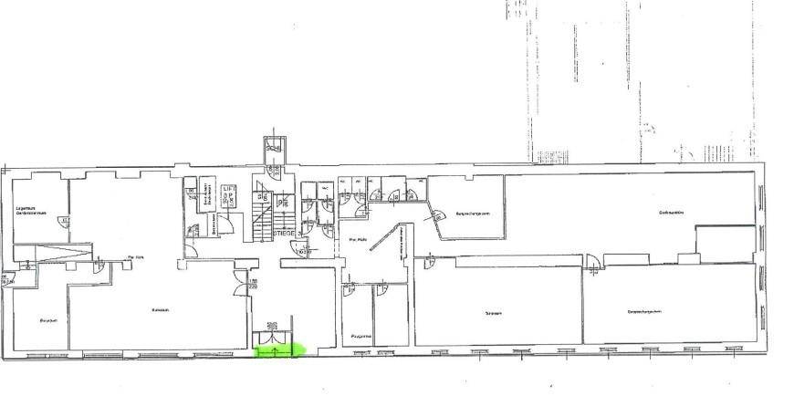 1120 Wien, Eichenstraße 2 Stiege 3 ca. 535 m² EG Plan