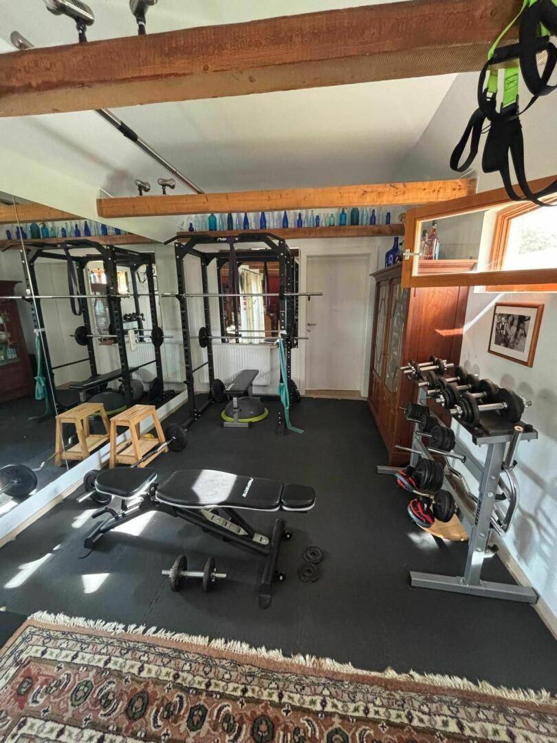 Fitnessbereich im Nebengebäude