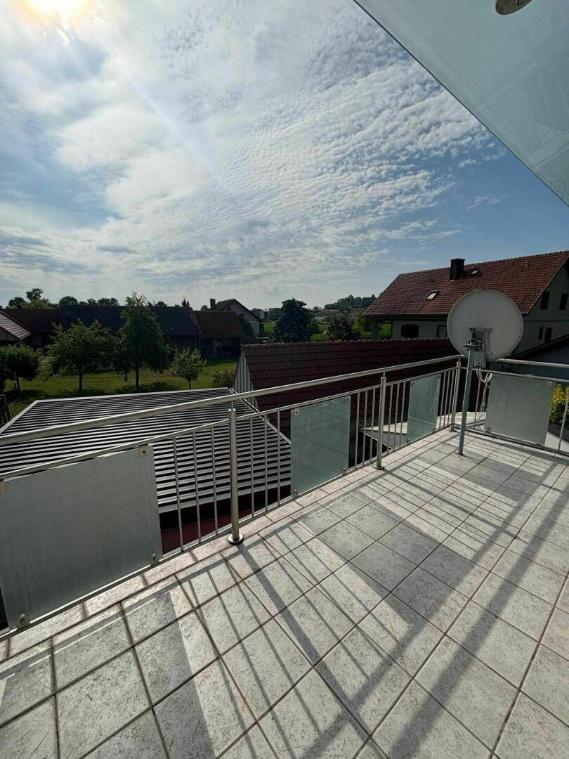 Sonnenbalkon mit wunderbarem Blick zum Schloss