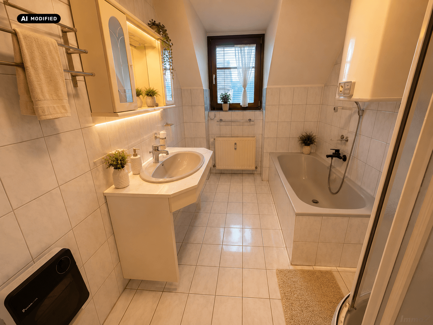 KI-bearbeitet – Badezimmer