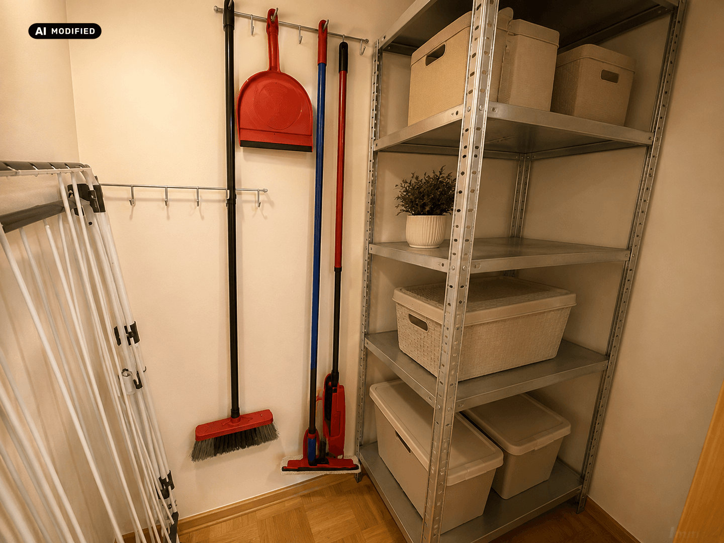 KI-bearbeitet – Abstellkammer