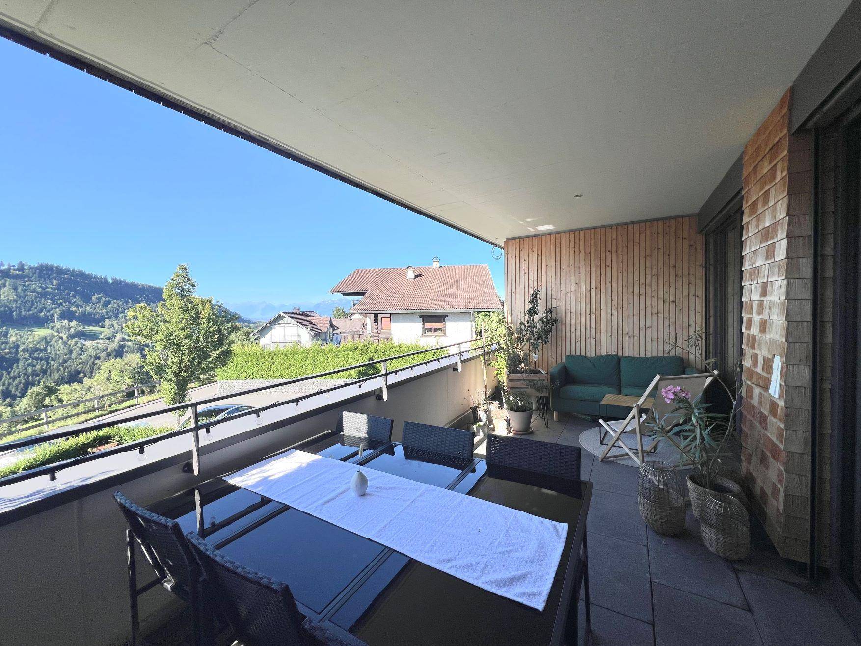 Terrasse mit toller Aussicht