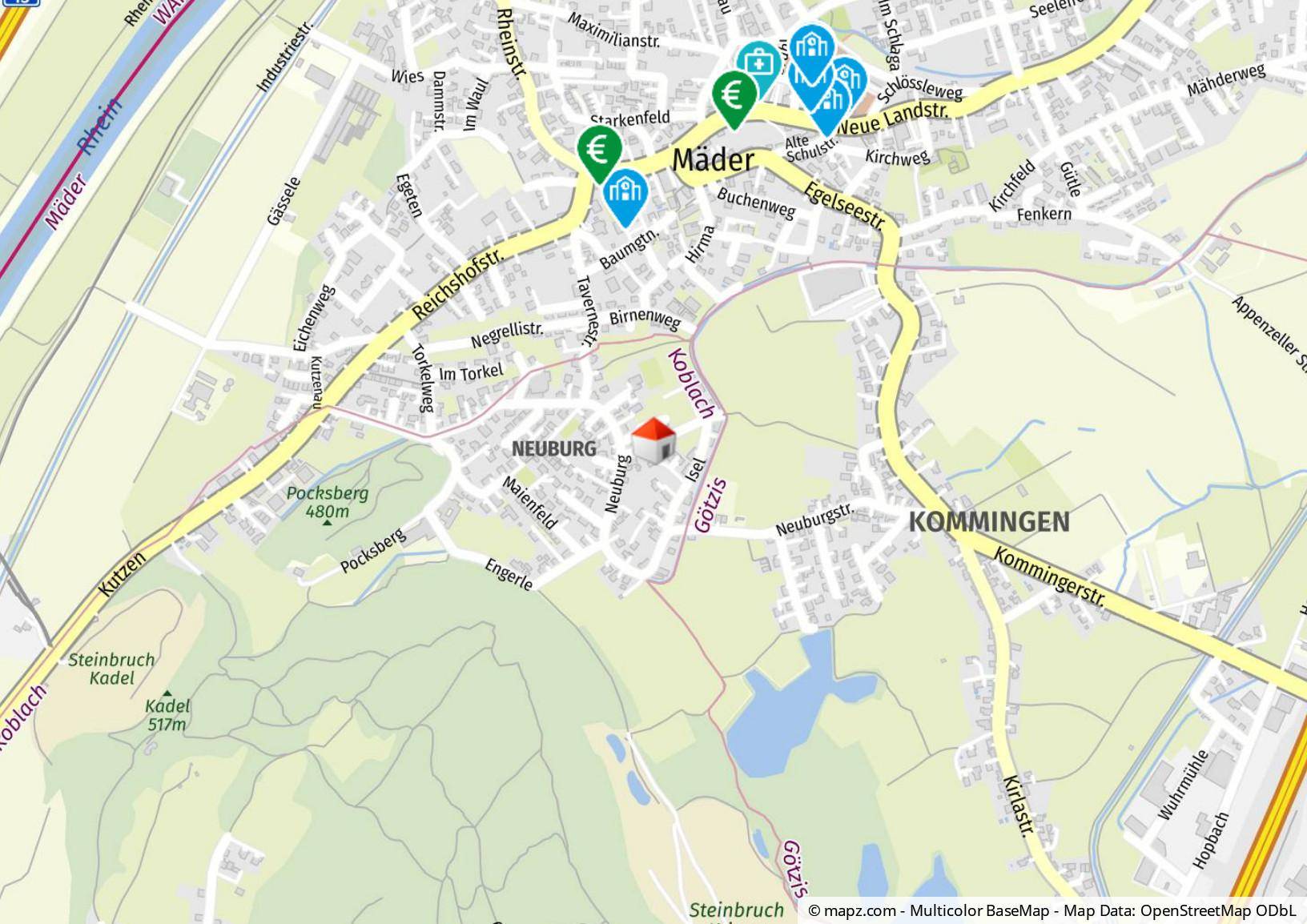 Kartenausschnitt