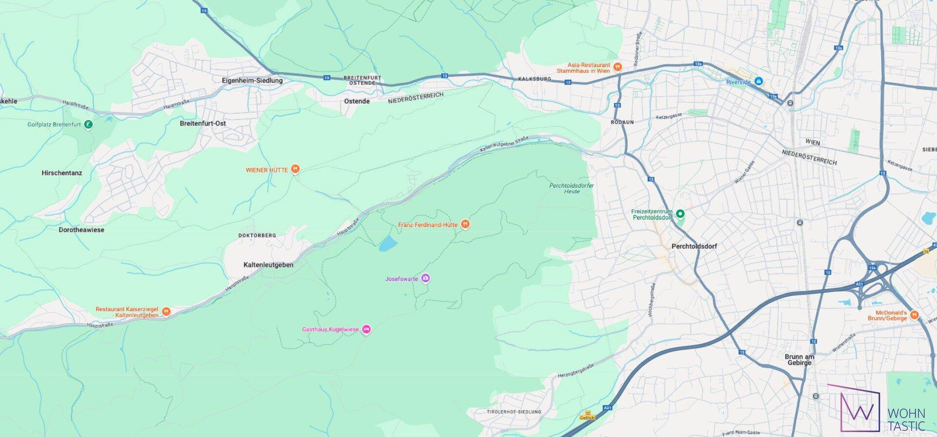 Umgebungsplan (Quelle: Google Maps)
