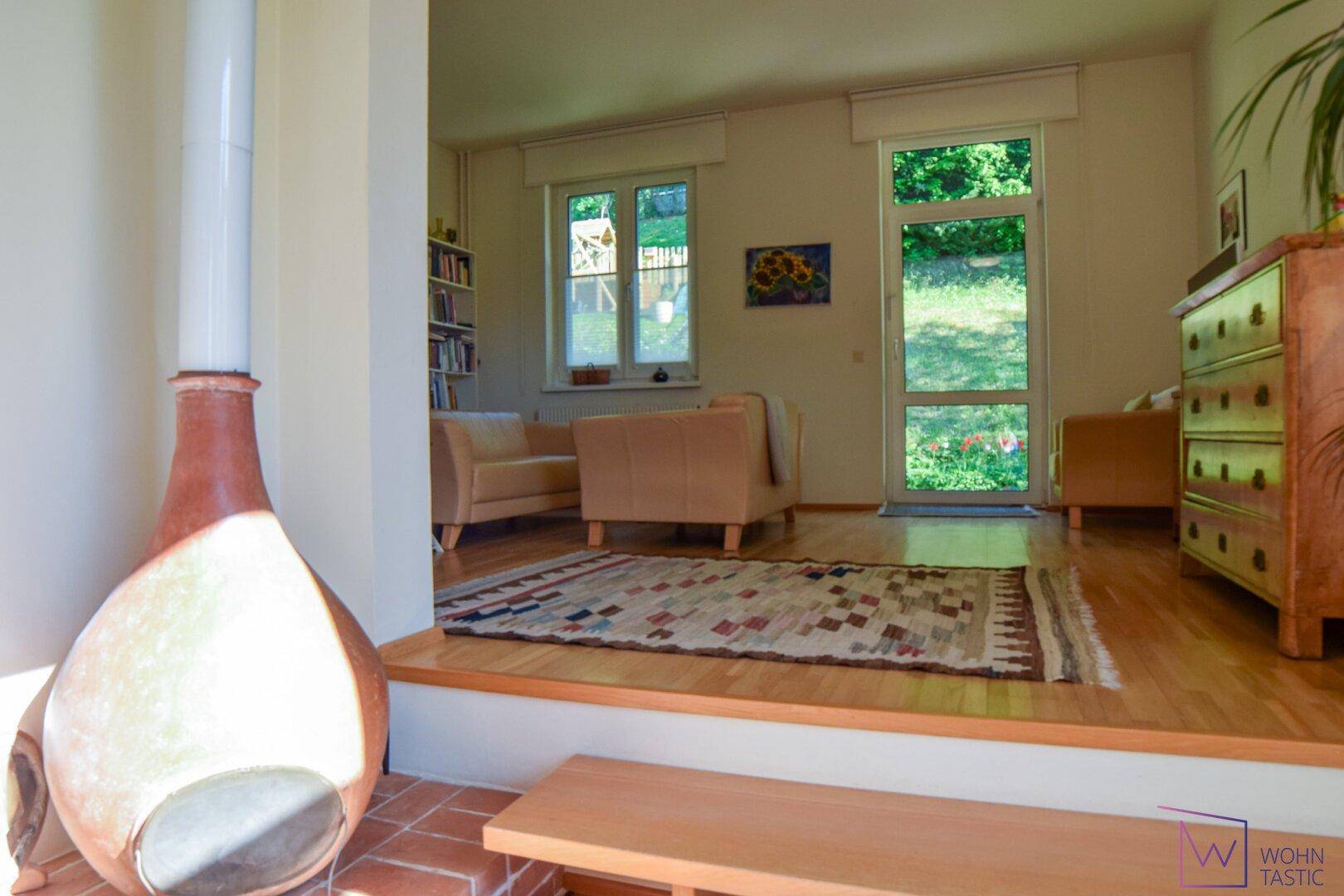 Blick in den Garten aus (nahezu) allen Perspektiven