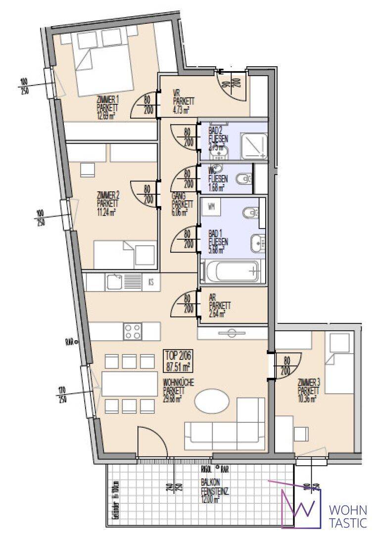 Wohnungsplan