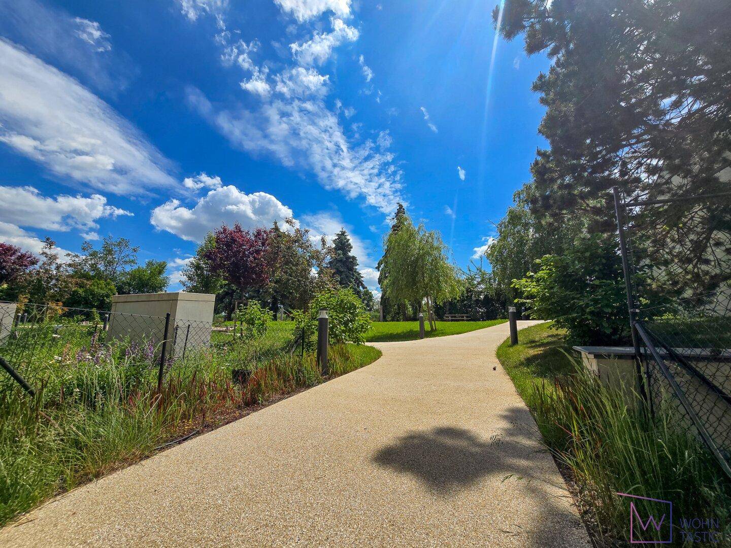 Spaziergänge im eigenen Park