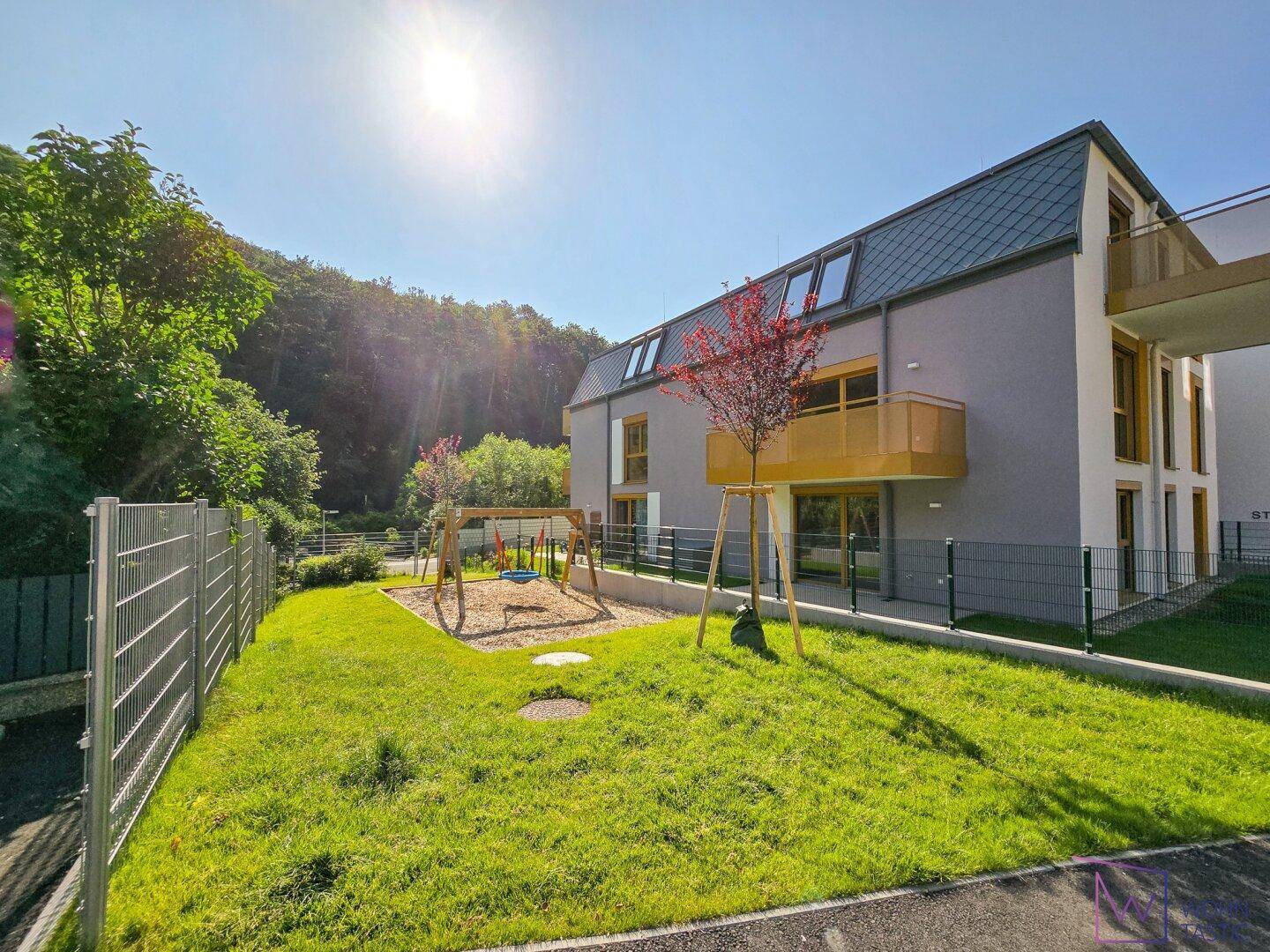 Kinderspielplatz für die Wohnhausanlage