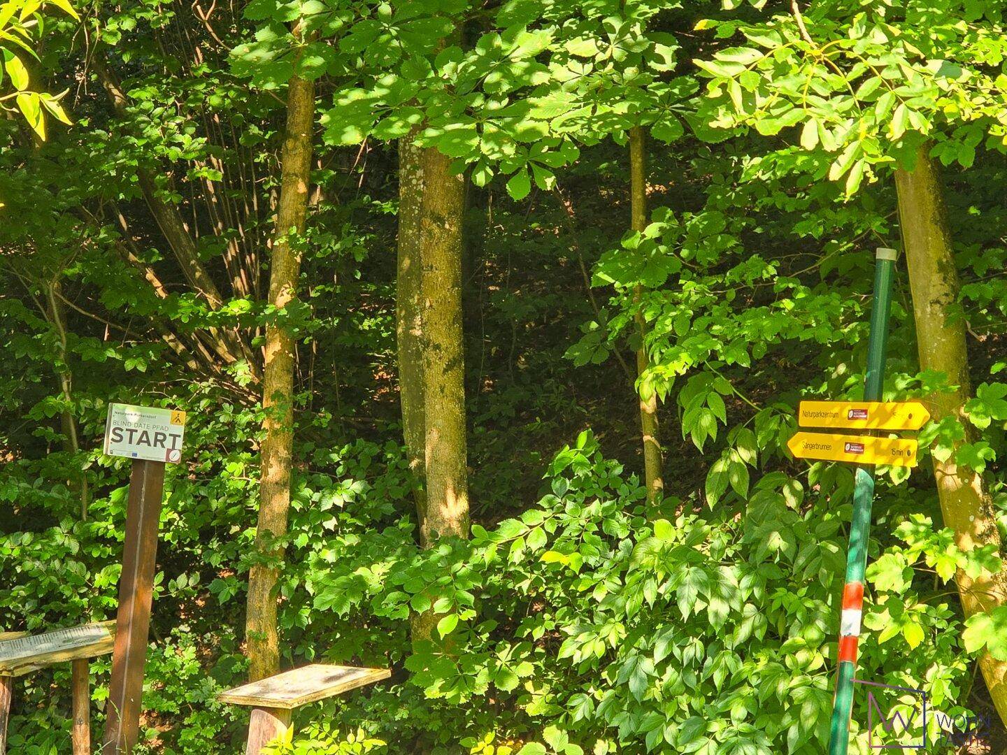 Eingang zum Naturpark Purkersdorf