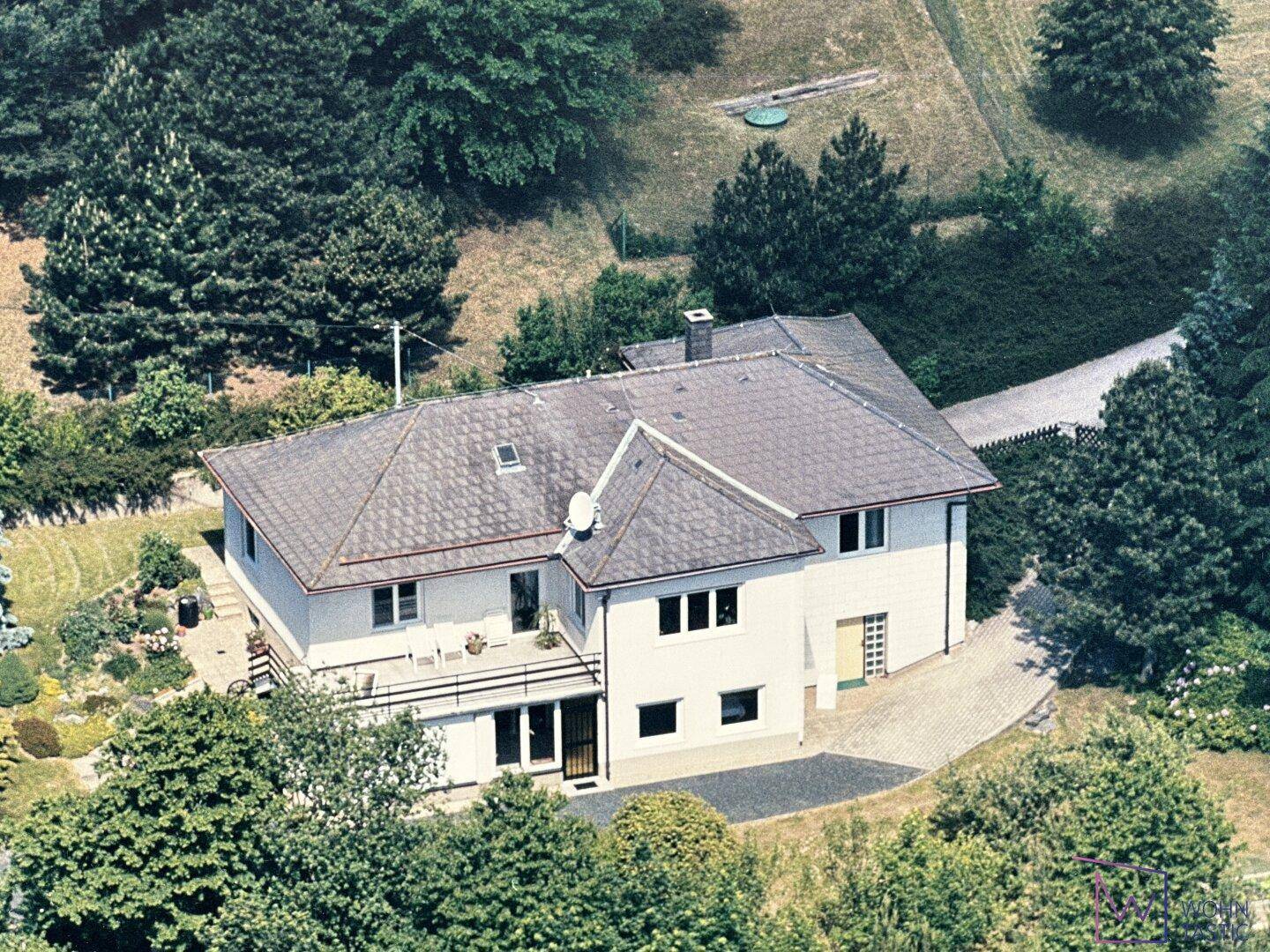 Luftaufnahme vom Haus