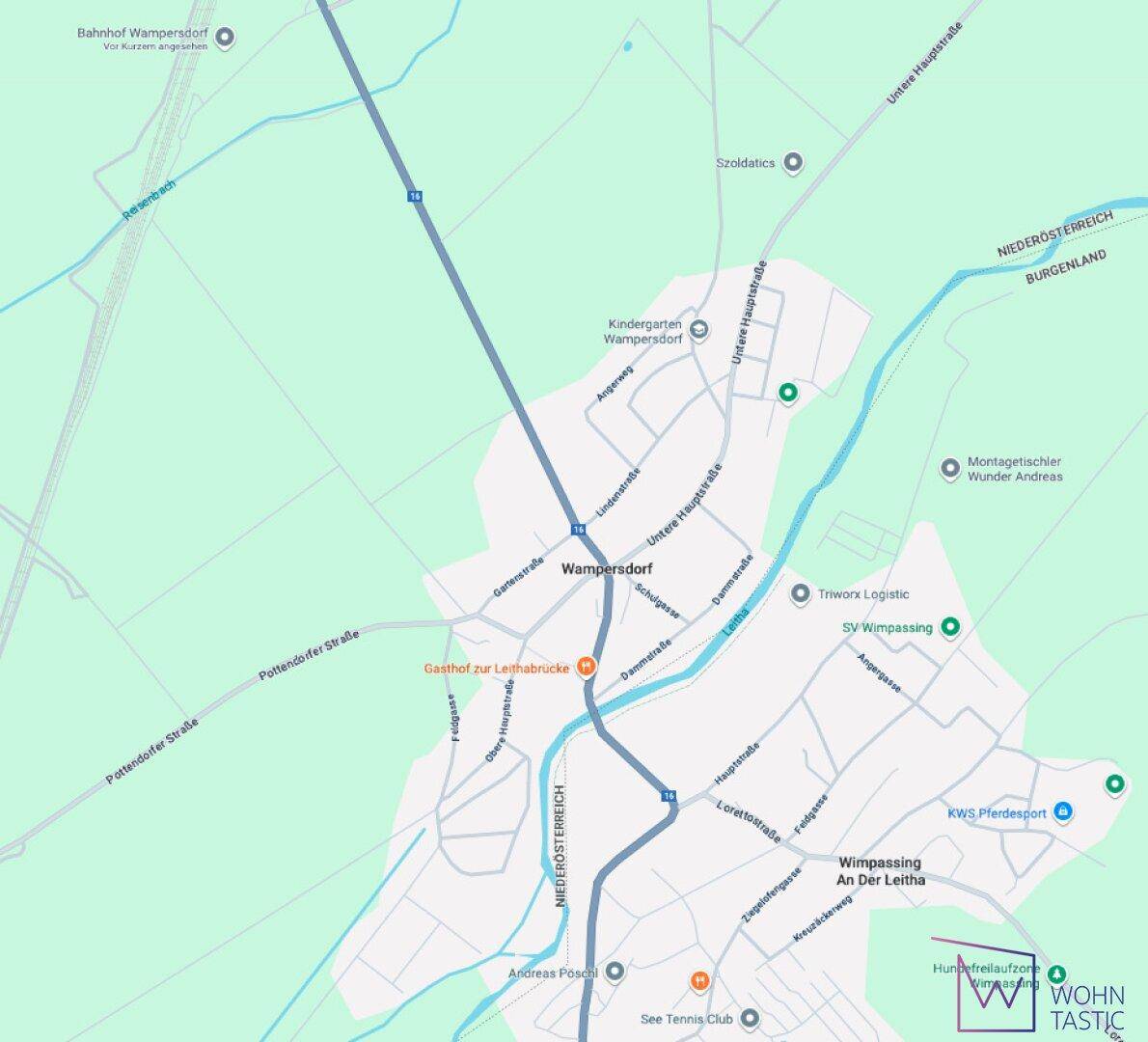 Umgebung (Quelle: Goopgle Maps)