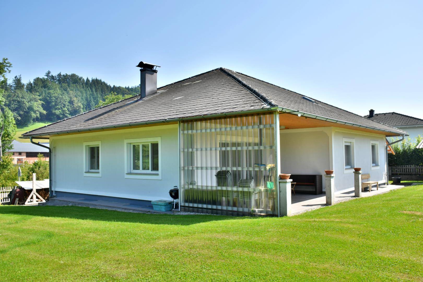 Bungalow Ansicht süd, west